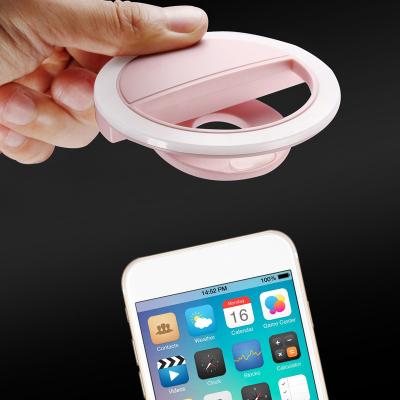 China Dimmable Circle Lamp Led, Portable Beauty Selfie, Mobile Cell Phone Usb Mini Ring Light / 10X10X3.5cm for sale