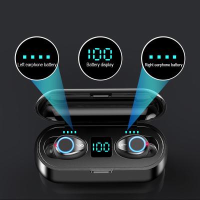 China Big Battery Technology Hybrid In-Ear Stereo, IPX-5 Waterproof Sweatproof Radio, BT Headset Earbuds Earphone for sale