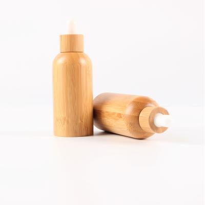 China Shell Travel Perfumes Elegant Cosmetic Wooden Personal Care Biodegradable Natural Bamboo Container for sale