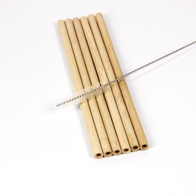 China 2022 Natural Healthy Eco-Friendly Bamboo Drinking Disposable Bamboo Straws Straw Zero Waste New Reusable Straws for sale