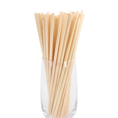 China Eco-friendly Disposable Natural Stem Wheat Stems Drinking Straw Customized for sale