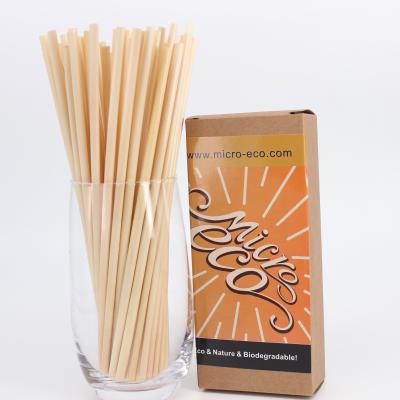 China Reed Straws Natural Degradable Disposable Eco Friendly Disposable for sale