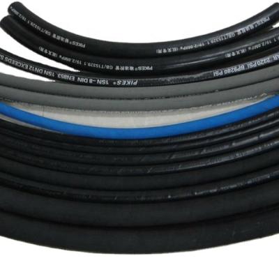 China Petroleum Base Hydraulic Fluids Steel Wire Braid EN853 2SN Hydraulic Rubber Hose With Cheaper Price Reduction for sale