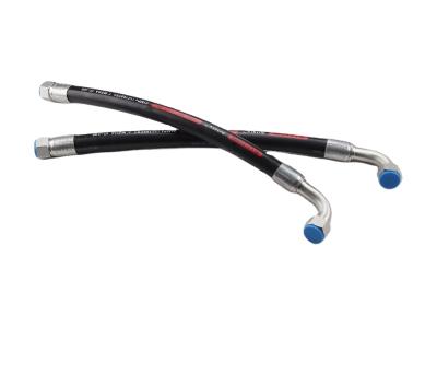 China Durable High Pressure EN 856 4sp Car Wash 2 Inch Air Conditioning Rubber Crimp Flexible Hydraulic Hose for sale