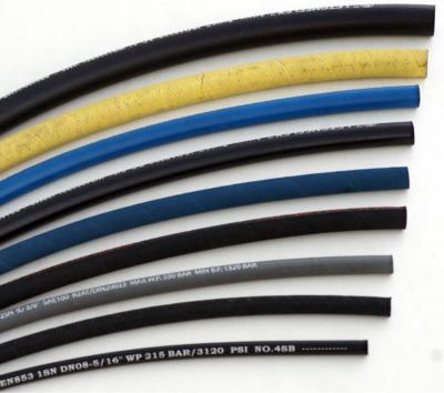 China High Quality Petroleum Base Hydraulic Fluids Hydraulic Rubber Hose With Colors for sale