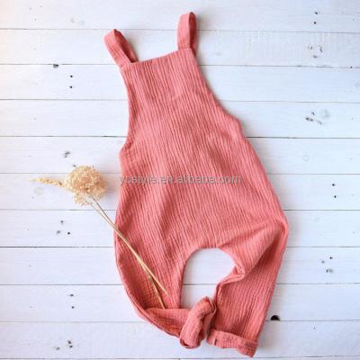 China Spring Babies Overalls Spring Babies Overalls Anti-pilling Overalls White Summer Infant Sleeveless Infant Toddler Kids One-Piece for sale