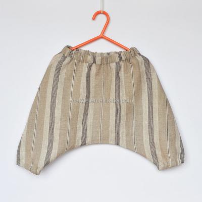 China Sustainable Infant Toddler Boys Stripe Canvas Shorts For Summer Outfit Clothing for sale