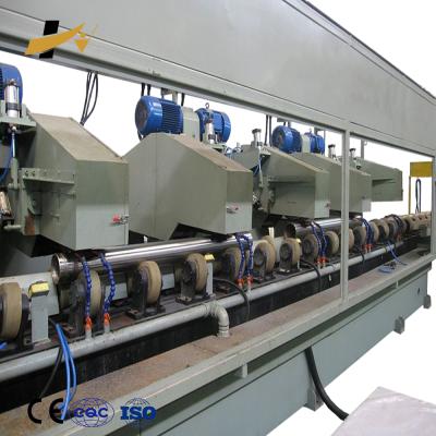 China Pipe Tube Grinding and Polishing Automatic Centerless Grinding Machine 6m Round Tube Polishing Machine for sale