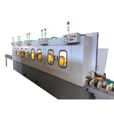 China Machinery Repair Shops CE Certificated Multi - Station Stainless Steel / Round Pipe Polishing Machine for sale