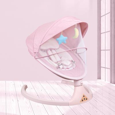 China Safety Confortable Baby Swing Chair Multifunctional Smart Electric Kids Dining Chair With Music Swing Baby Rocking Chair for sale