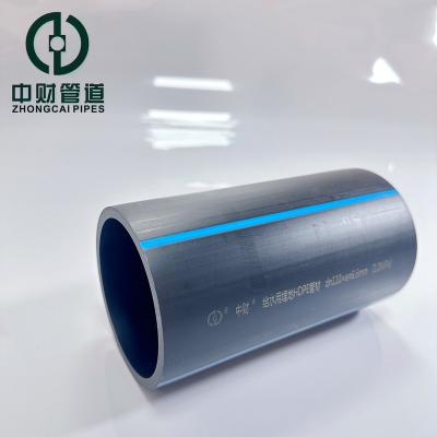 China Corrosion Resistant Zhongcai pipe PE water supply pipe PE100 PN16 Customized Different calibers Large caliber High density  Cheap Wholesale 20-900mm for sale