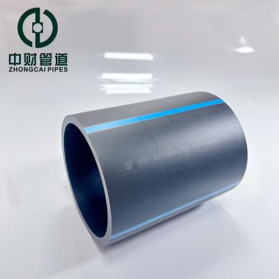 China Corrosion Resistant Zhongcai pipe PE water supply pipe PE100 PN16 Customized Different calibers Large caliber High density  Cheap Wholesale 20-900mm for sale