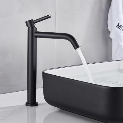 China Metered Faucets Black Basin Faucet Bathroom Sink Water Mixer Tap Cold Water Basin Sink Faucet Bathroom Faucet Brushed Gold Faucet for sale