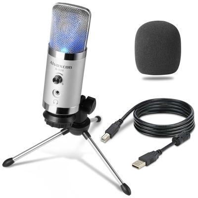 China BM-800 USB Microphone Earphone Studio MIC Youtube Professional Computer USB Studio Recording Home Recording Condenser Microphone with MIC Stand Set for sale