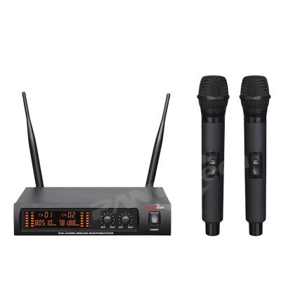 China China factory sale Panvotech microfone semp fio handheld professional dual channel microphone for shure microfone semp fio for sale