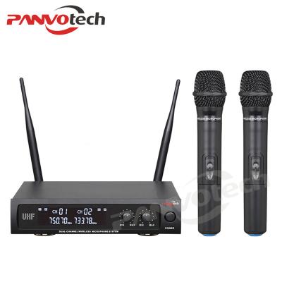 China Panvotech Handheld Microphone UHF Without Wire Wireless Handheld Microphone High Quality Body With Capsule High Quality Metal Housing for sale