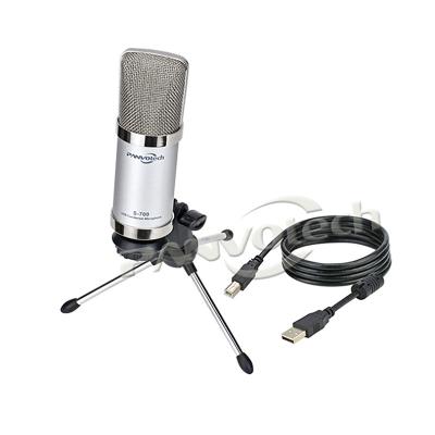 China Mic Mini Microphone Studio USB Microphone USB Audio Microphone For PS4 Portable Stereo Desktop PC Laptop For Online Meeting Live Recording for sale