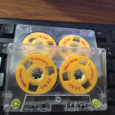 China Two Reels Cassette Old Fashion  with Blue and Yellow Color, Custom Service, Best Factory Price Cassette Tape. for sale