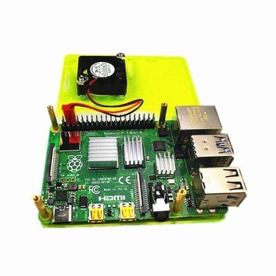 China Used For Raspberry Pi 4 B Case Raspberry Pi Odseven Model With Fan for sale