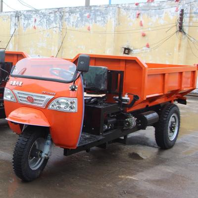 China Heavy Duty Cargo Tricycle Mini Dumper Diesel Cargo Tricycle With 25 Hp Diesel Engine for sale