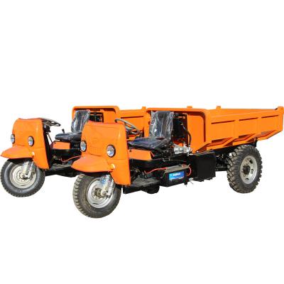 China Mini Dumper Truck 3 Wheel Fast Cargo Tricycle Diesel Cargo Delivery Tricycles In America 2000*1300*500 mm for sale