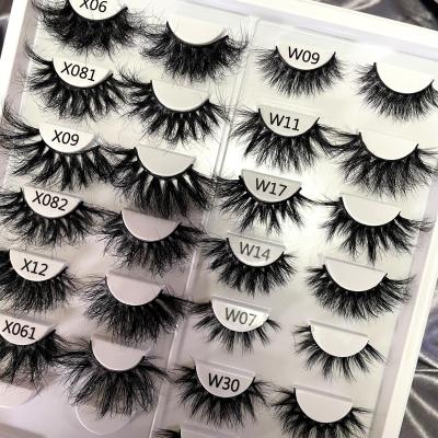 China Wholesale Thick Custom Mink 3d Mink Eyelash Packaging 5d 25mm Lashbox Strip Lick Supplies for sale