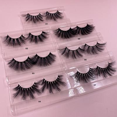 China Deeply create your own brand lashes3d natural mink eyelashes packaging false mink eyelashes private label wholesale seller volume for sale