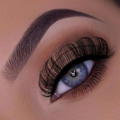 China Wholesale High Quality Natural Faux Mink Eyelashes Handmade Faux Loop Long Highlights Russian Stripe Hair Obviously D for sale