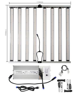 China Seed Starting 2021 MEIJIU F8 Grow Light Samsung LM301B LM301H 650W Commercial Growing LED Grow Light Lamp for Veg and Flower for sale