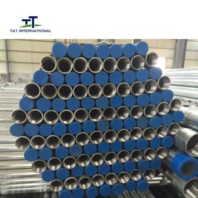 China BS1387 Fluid  Weld Galvanized Pipe Round Section Non Alloy Material Chemical Stable for sale