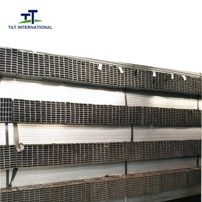 China Low Pressure Liquid Delivery Rectangular Hollow Steel , Seamless Rectangular Tubing for sale