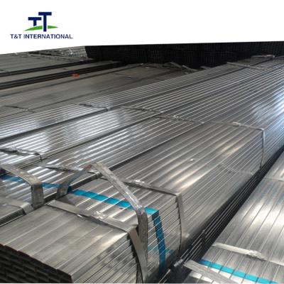 China 40*80 Galvanized Rectangular Tubing Non Alloy Material With SGS Certification for sale