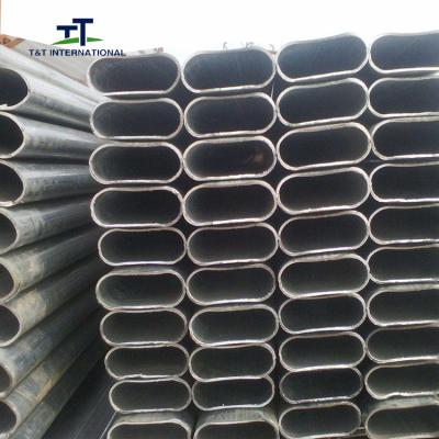 China Architectural Oval Stainless Tube , Stainless Steel Oval Pipe Simplistic Design for sale