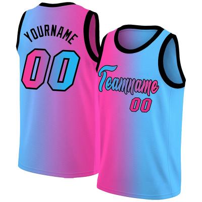 China Breathable 2021 Latest Custom Logo Sample Basketball Jersey Fashion  Basketball Player Jersey For Man for sale