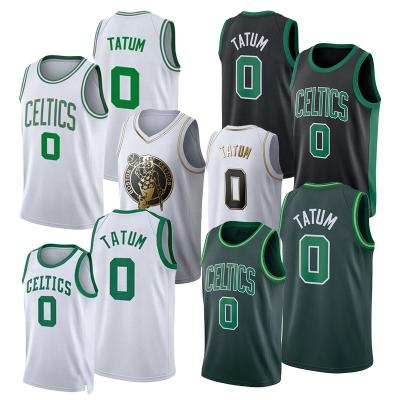 China Breathable 2022 US EASTERN FINALS Celtics 0 TATUM 7 BROWN Man Embroidery Basketball Jerseys Stitched Classic Basketball Jersey for sale