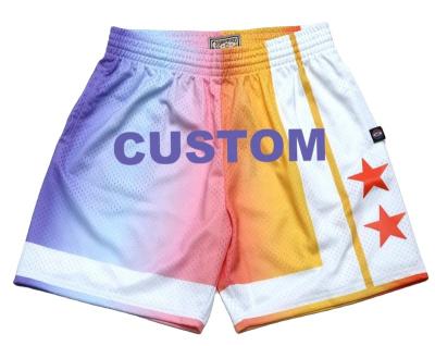 China Anti-Bacterial Mens Running shorts set  sports basketball shorts custom mesh basketball mens summer shorts for sale