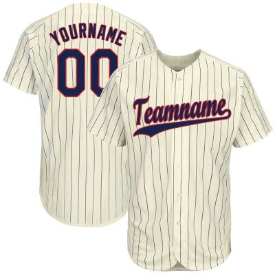 China Anti-Bacterial baseball jersey custom unisex for adults and kids for sale