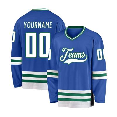 China Shirts & Tops Custom High Quality Vintage Funny Sublimation Sports Wear Embroidered Long Sleeve Men Clothing Ice Hockey Jersey for sale