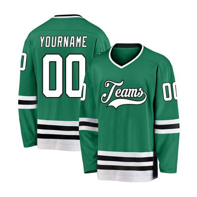 China Shirts & Tops Wholesale 100% Polyester Sublimation Men's Practice Shirts High Quality Cheap Ice Hockey Jersey for sale