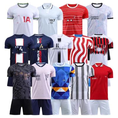 China Sets New 2022 Custom Jersey Quality Thai Football Jersey Men's Football Uniform Set Team Football Jersey Quick Dry Soccer Wear for sale