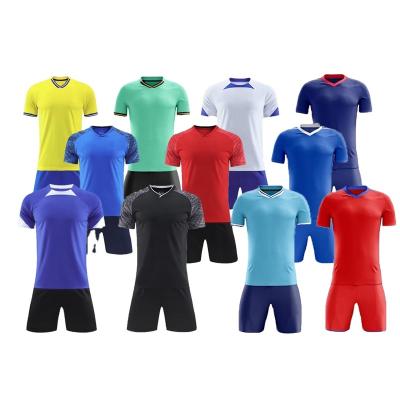 China Quick Dry Breathable Comfortable New Design Team Training Jersey Custom Football Kits Full Set Soccer Jersey Men Soccer Uniform for sale