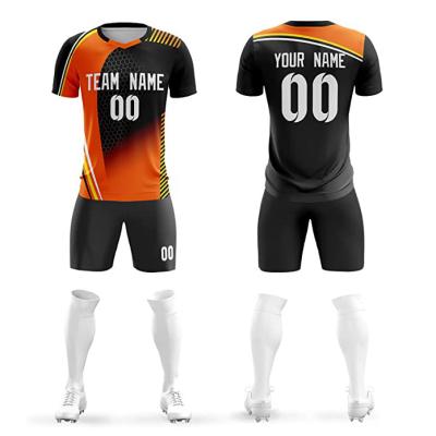 China Shirts & Tops Custom Wholesale Cheap European Team Quick Dry Training Sublimation Football Jersey For Men Designs Full Set Soccer Kit for sale