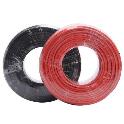 China 6mmDouble Tinned 4mm Tinned Insulation Copper Flexible Single Hollow Power Plant Solar Cable PV1-F Sheathed for sale