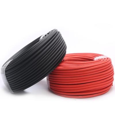 China 4MM2 6MM2 PV1F Twin Color Solar Photovoltaic Core One Wire One Wire Solar Power Plant DC Cable for sale