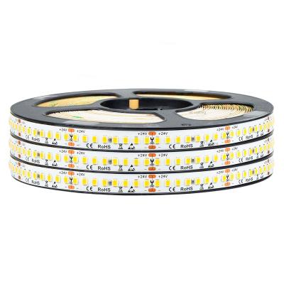 China Hotel /Bar 192LEDs 175LM/W 2835 LED Strip Light  Flexible LED Strip Light DC12/24V CRI 90 Dotless 120 degree Angle for sale