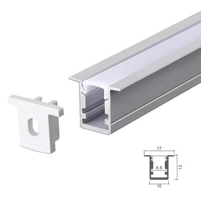 China Heat-resistance 10*13mm Recessed Ultra Narrow LED Profile LED Strip Surface Mount LED Aluminium Channel for sale