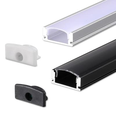 China Heat-resistance 17*7mm Ultra Narrow LED Profile for LED Strip Surface Mount LED Aluminium Channel for sale