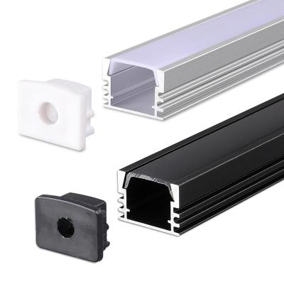 China Heat-resistance 17x12mm LED Aluminum Profiles Sliver Linear Led Aluminum Profile for  LED Strip Aluminum Channel for sale