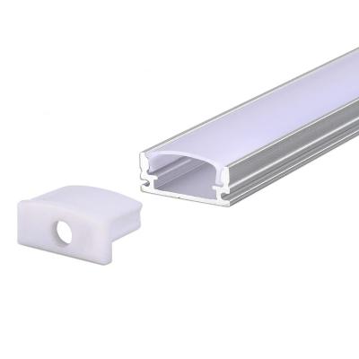 China Heat-resistance 18*07mm Ultra Narrow LED Profile for 3mm 4mm 5mm LED Strip Surface Mount LED Aluminium Channel for sale