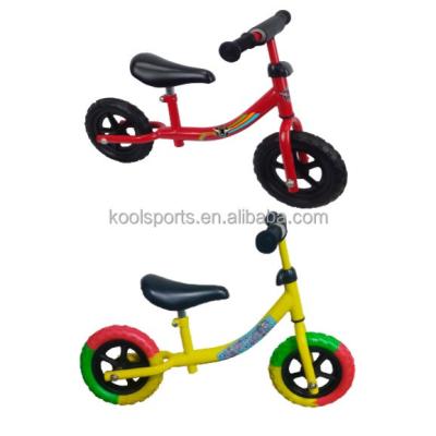 China Hot Selling Factory Wholesale Price Steel Lightweight 8 Inch Walking Toddle Kids No Pedal Small Thumb Kids Balance Push Bike for sale